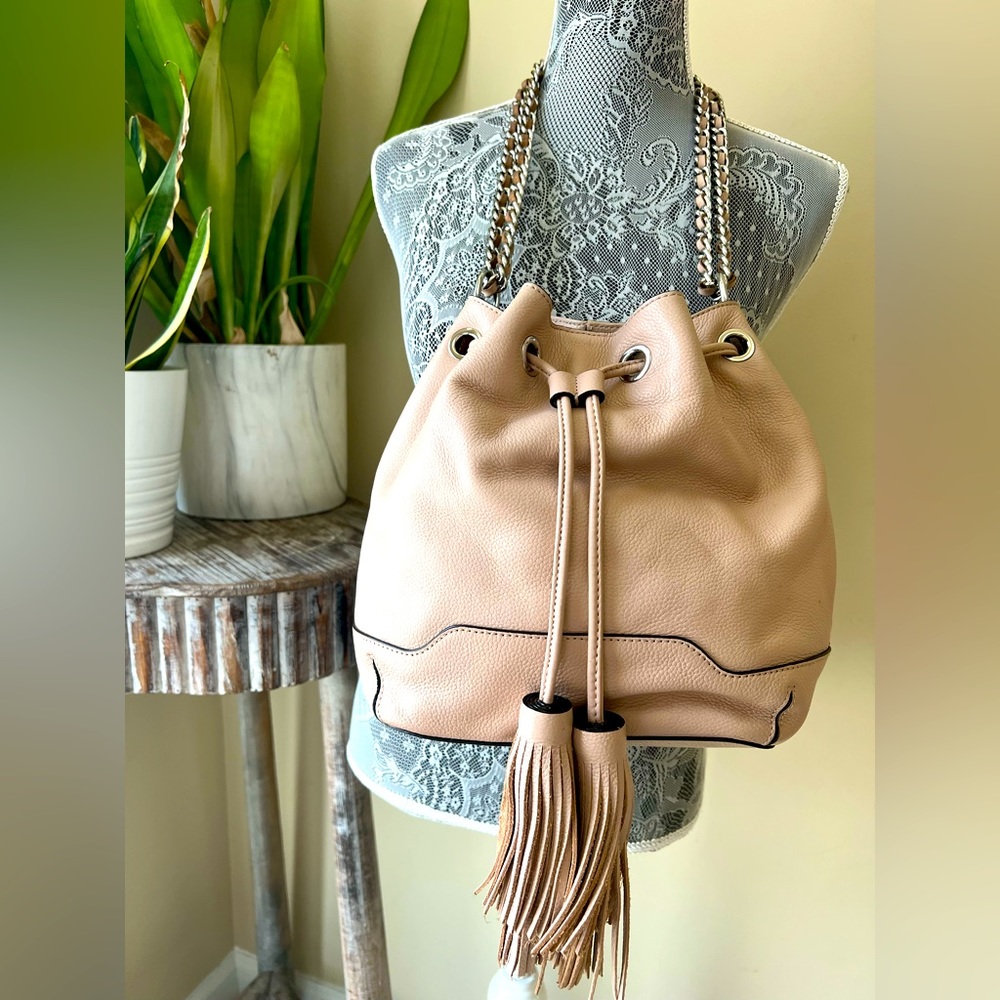 Rebecca Minkoff Medium Leather Drawstring Bucket Bag